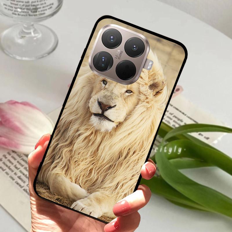 Für Xiaomi 15T Pro 15TPro Hülle Mode Löwen Tiere Fundas Weiche Silikon TPU Handyhüllen Für Xiaomi 15 T Pro Stoßfeste Hülle