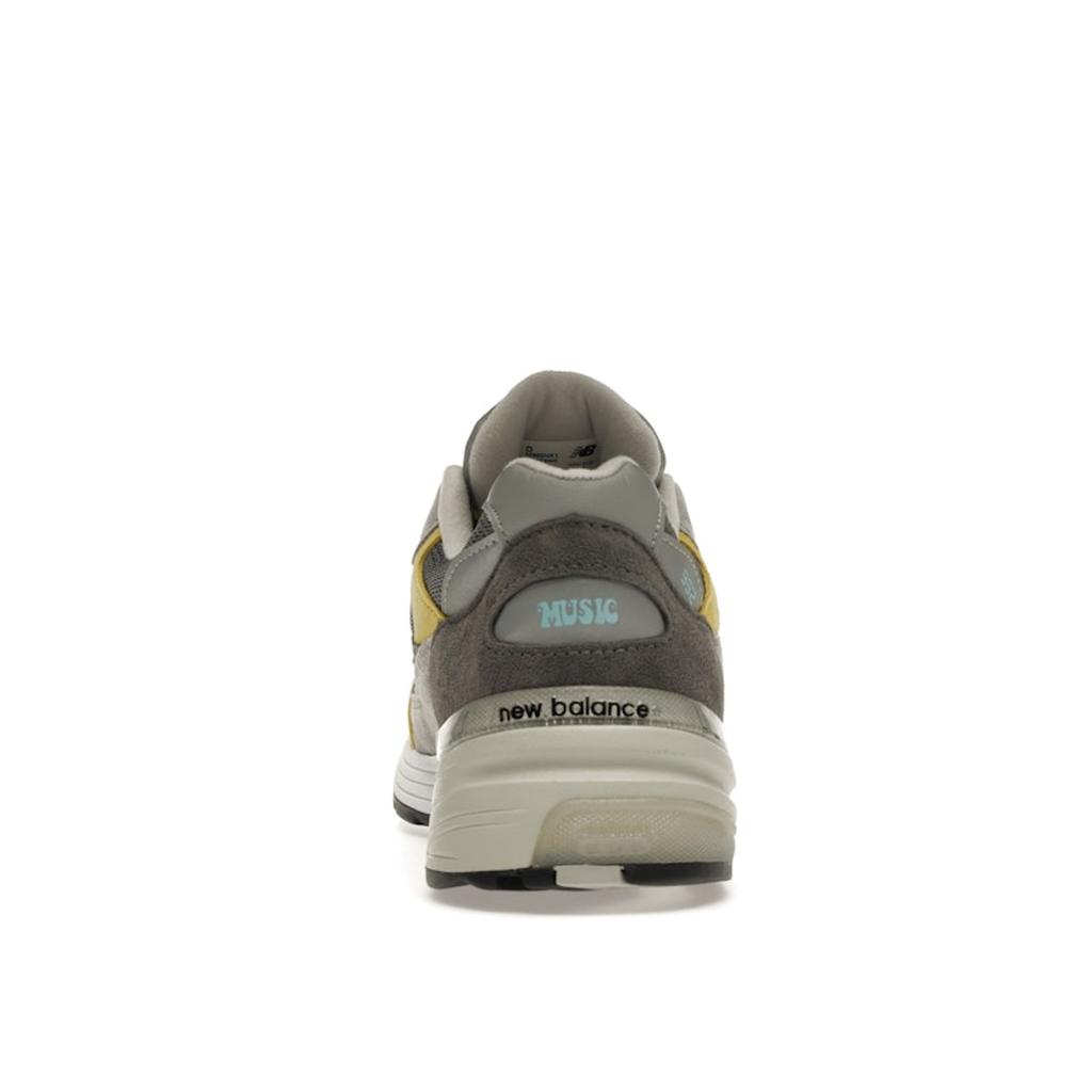 Amoeba Music X Nice Kicks X New Balance 992 Made In USA Peace Through Music - Grey Men Sneakers Yellow M992NK1