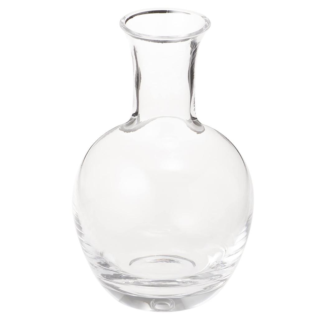 Mizusaki Glass Sake Bottle, Approx. 190ml, No. 61 CR, Made In Japan, MKG-870061