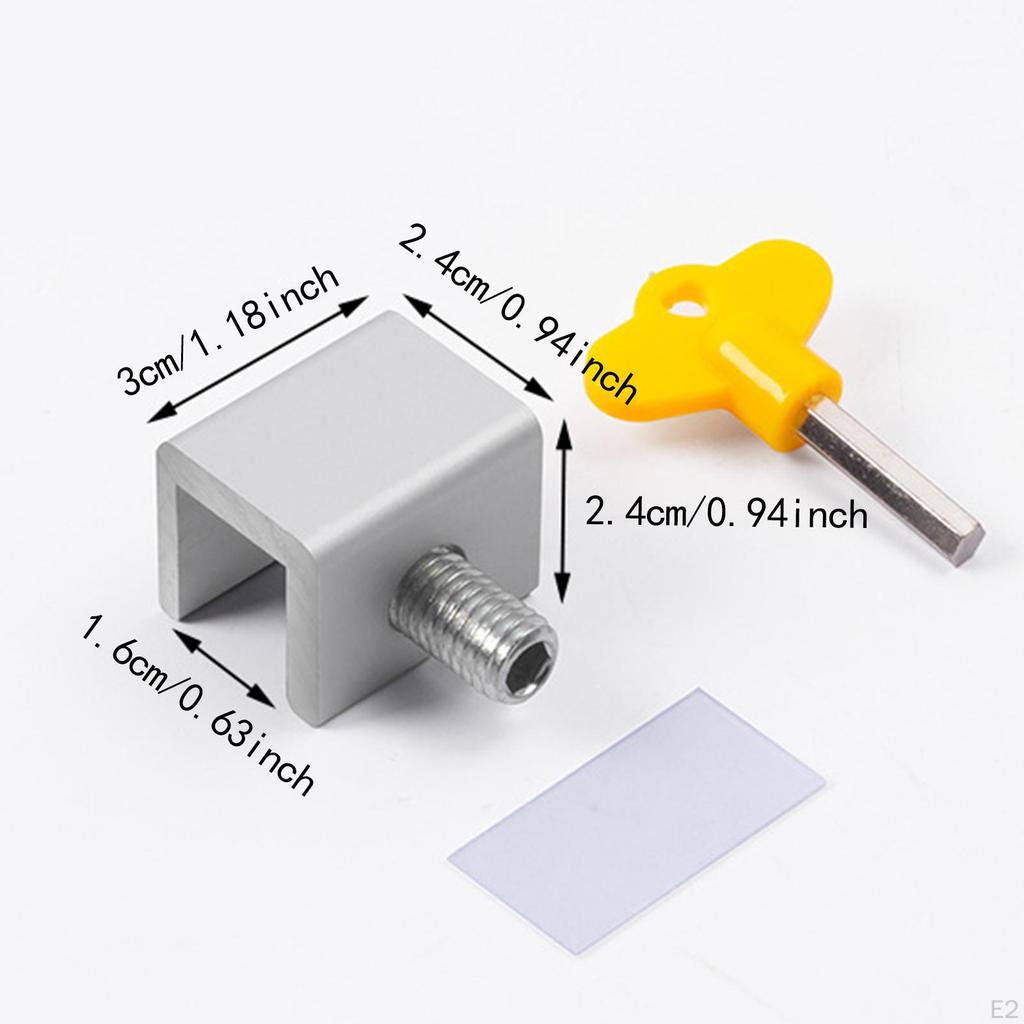 Sliding Window Lock Kids Windows Blocker Home Security, Professional, with Key Easy To Install