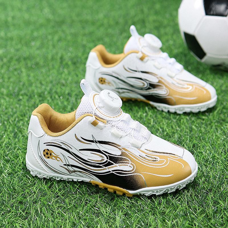 Barn Fotballstøvler Torv Barn Klosser Gresstrening Fotballsko Gutter Jenter Profesjonelle innendørs fotballsko Sklisikker utendørs Futsal Fotballsko