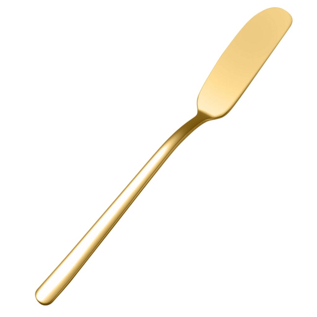 Stainless Steel Baking Spatula Butter Knife with Ergonomic Handle for Spreading and Scraping in Kitchen and Baking Tasks