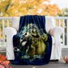 The Nightmare Before Christmas Theme Printed Blanket - Perfect for Couch, Bed, Travel & Outdoor Use | Machine Washable, Cozy & Durable.