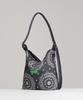Green Stuff Belted Shoulder Bag B2 Paisley - Black
