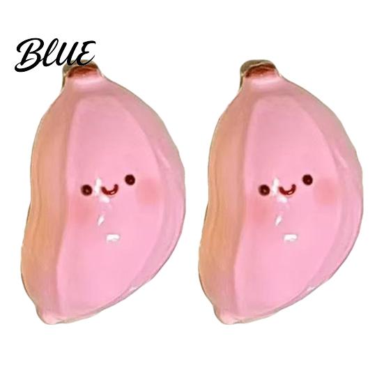 Banana Sensory Toy 1/2Pcs Cartoon Squeeze Stretchy Relaxation Focus Aid Smiling Anxiety Relief Fidget Portable Simulated Fruit Shape Stress