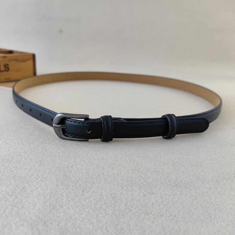 Minimalist Pu Leather Belt For Women With Alloy Buckle Suitable For Work And Daily Use