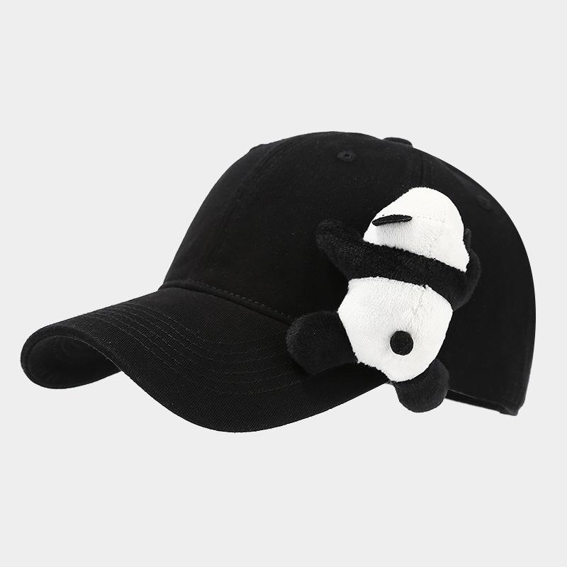 Japanese Series Cute Stuffed Animal Baseball Hat Casual Sport Headwear Panda 3d Panda Photography Drop Shipping Dad Hats