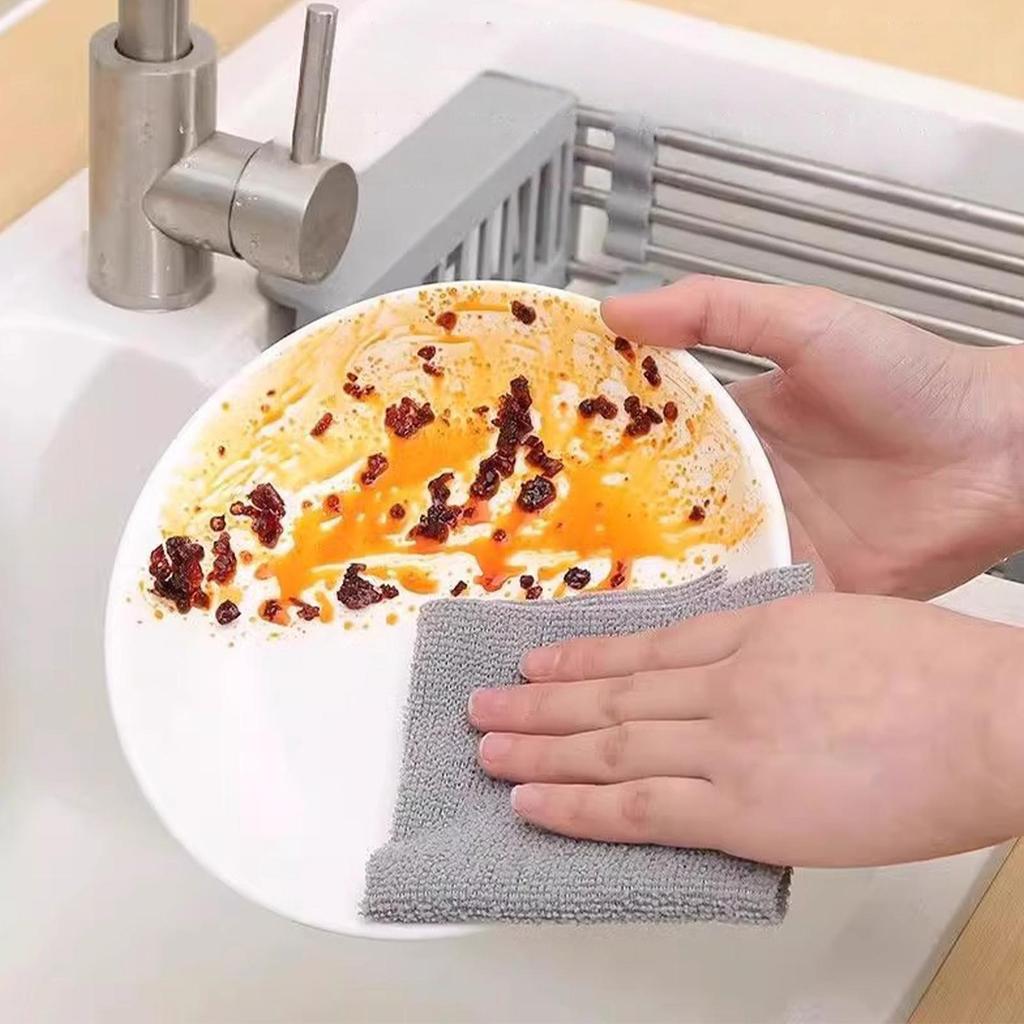 20Pcs Microfiber Pull Out Reusable Kitchen Towels Super Absorbent Cleaning Cloths for Kitchen Dishwashing Surface Cleaning Rags