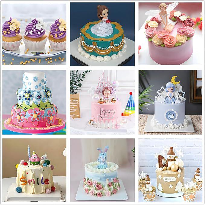 255-Piece Cookie and Cake Piping Set: Turntable, Baking Tools, Bags, and Scraper