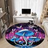 1 Stück Fantasy Wald Büro Runder Teppich, Matte Geeignet Für Büro, Unter Bürostühlen Schlafzimmer Wohnzimmer Heimdekoration, Raum Deko