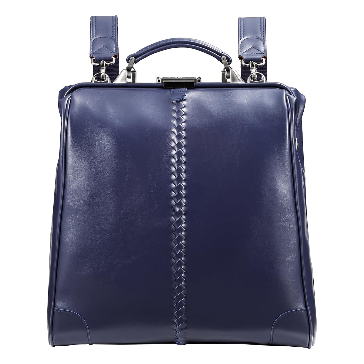 

LIGHT Light Dulles Made in Synthetic Navy [YOUTA] Bag, Japan, Leather, Vertical, L,