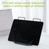Metal Book Stand for Reading Adjustable Rest Book Holder with Page Clips Desk Documents Holder Typing Stand for Recipes Textbooks Tablet Music Book