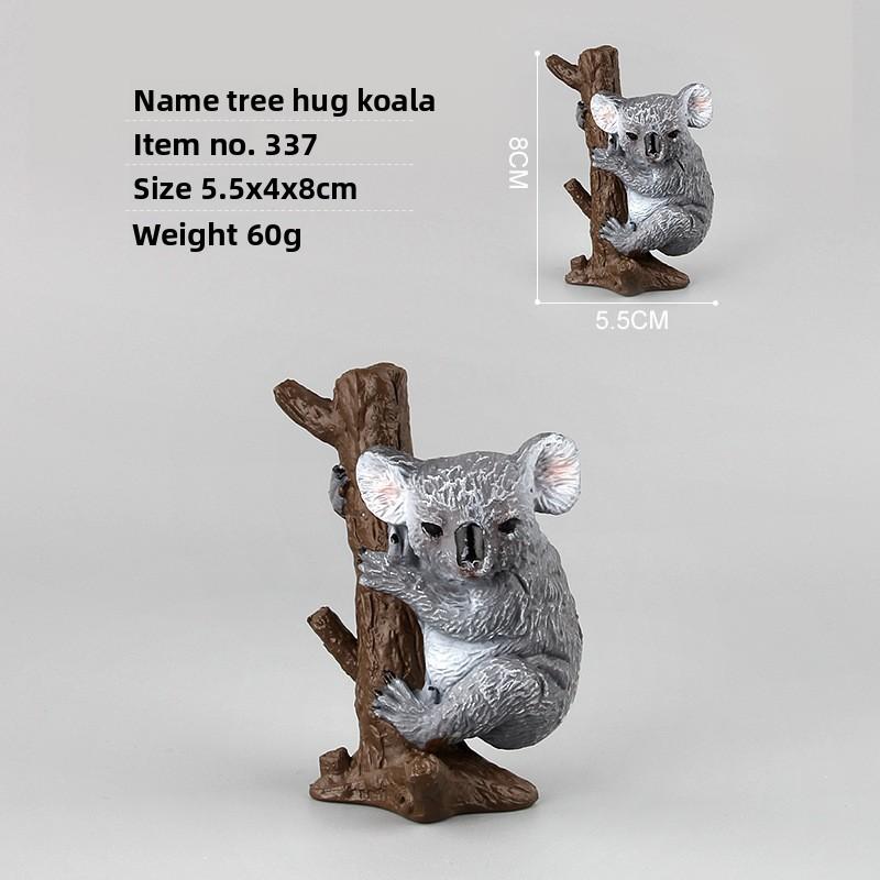 Realistisches Koala-Tiertier-Modell PVC Sammlerstück für Wildtier-Enthusiasten und Naturdekoration