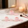3 Pcs Magnetic Travel Toiletry Containers with Lids Hard   Magnetic Cream Jars for Lotion Cleanser Shampoo Conditioner