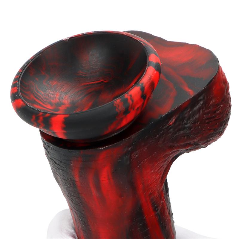 Female Masturbation Device Liquid Silicone Simulation Prepuce Penis Dildo Posterior Court Anal Plug Expansion Anal Device