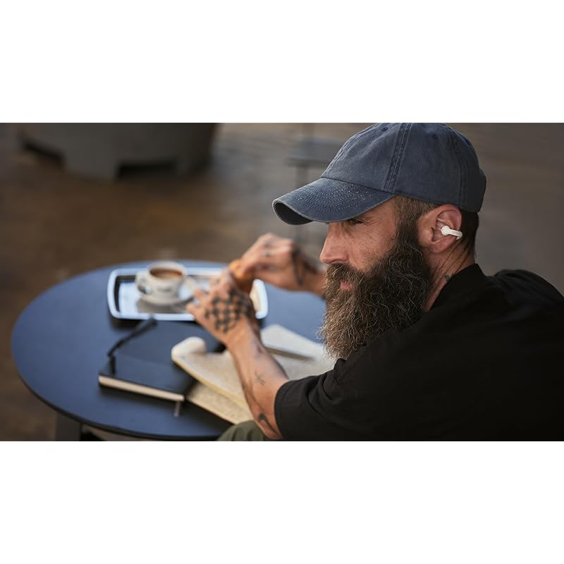 ambie sound earcuffs AM-TW02 (White × White) Amby 2nd generation Earphones for listening without covering your ears open year Completely wireless