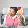 H-Harry Styles  Warm Blanket  Children Plush Throw Blanket Street Trend Outdoor Flannel Bedspread Sofa Bed Cover
