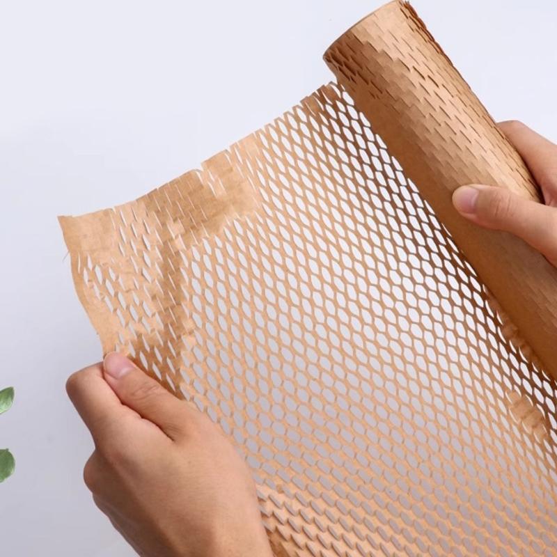 Rotolo di Carta da Imballaggio Carta da Imballaggio Alternativa alla Pellicola a Bolle per Spedizione Oggetti Fragili Imballaggio Fragile Trasloco