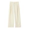 European & American Style Summer Vest Top with Button & Pleated Long Pants