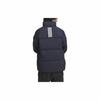 Adidas Stylish Versatile Letter Warm Long-sleeve Down Jacket Unisex Legendary Ink Blue JL9585