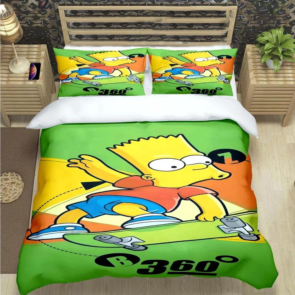 3D Cartoon Ben10 Duvet Cover with Pillow Cover Bedding Set  Single Double Twin Full Queen King Size Bed Set for Bedroom Decor