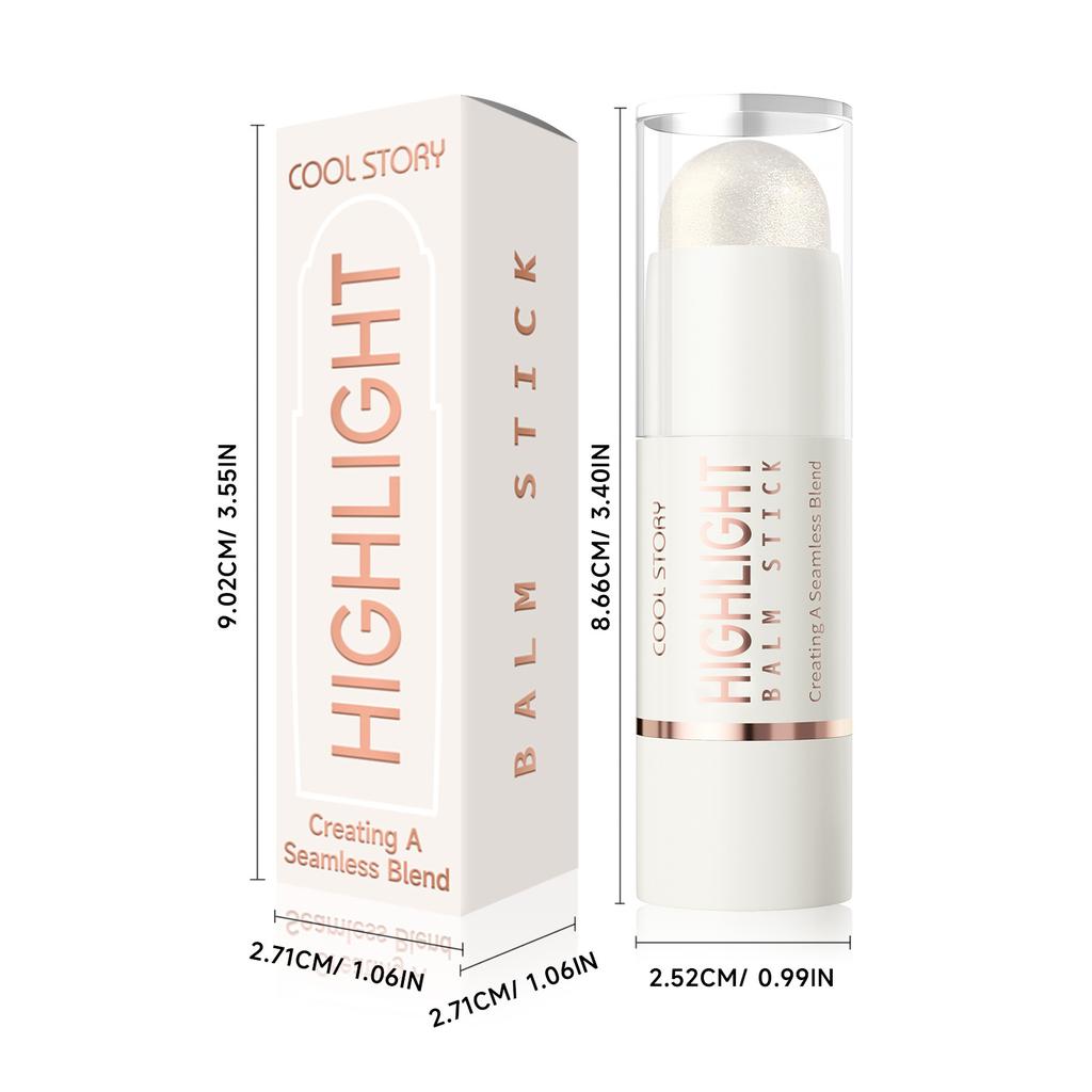 Monochrome Highlighter Face Body Brightening and Modification Bronze Powder Contour Highlighter Face Makeup