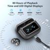 Słuchawki douszne z klipsem na ucho z otwartym uchem Inteligentny ekran dotykowy Słuchawki bezprzewodowe Bluetooth 5.4 z otwartym uchem Wbudowany mikrofon Wodoodporne słuchawki IPX7 na Androida iOS