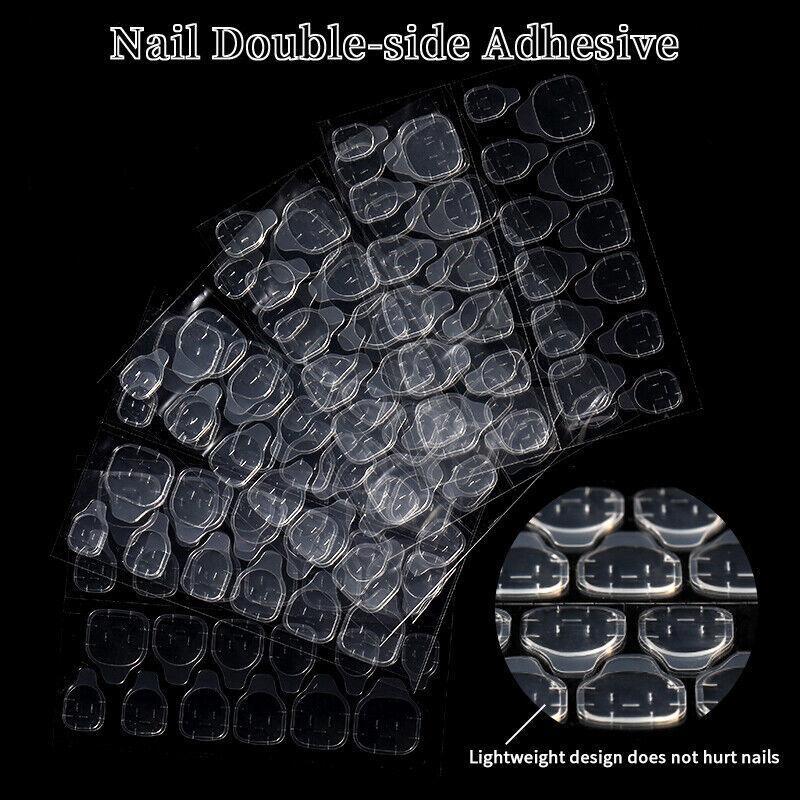 

1/10/20 шт./лист, прозрачные липкие вкладки для ногтей, клей-наклейка для накладных ногтей, двухсторонние самоклеящиеся наклейки, клей для наращивания, инструмент для ногтей «сделай сам»