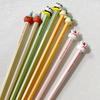 Premium Alloy PVC Chopsticks Feature Nonslip Grip And High Temperatures Resistance For Adults Kids Family Meals