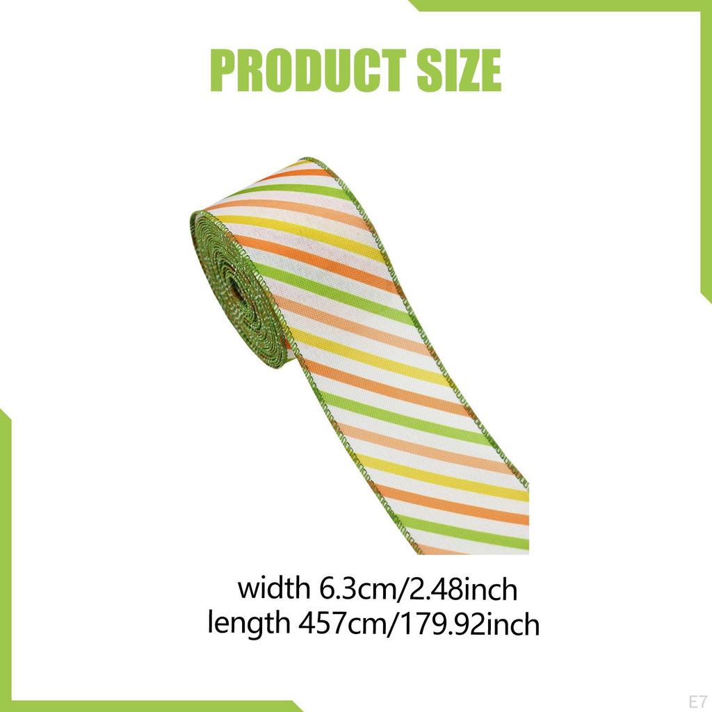 Easter Ribbon 15ft Length Spring Craft for Baskets Crafts Bow Decoration