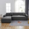 Housses de canapé de couleur unie pour salon, en Spandex, élastiques, modernes, tout compris, housse de chaise, protection de meubles