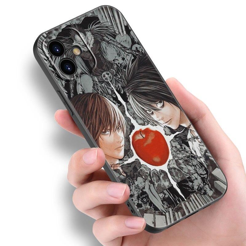 Черный чехол для телефона с аниме Манга Death Note Ryuk для Apple iPhone 14 13 12 Mini 11 Pro Max 7 8 XR X XS 7 8 Plus SE 2020 2022 iPhone 14
