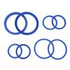 2Pcs PU Hydraulic Oil Seals with Single Lip Radial Shaft for Equipment Repair