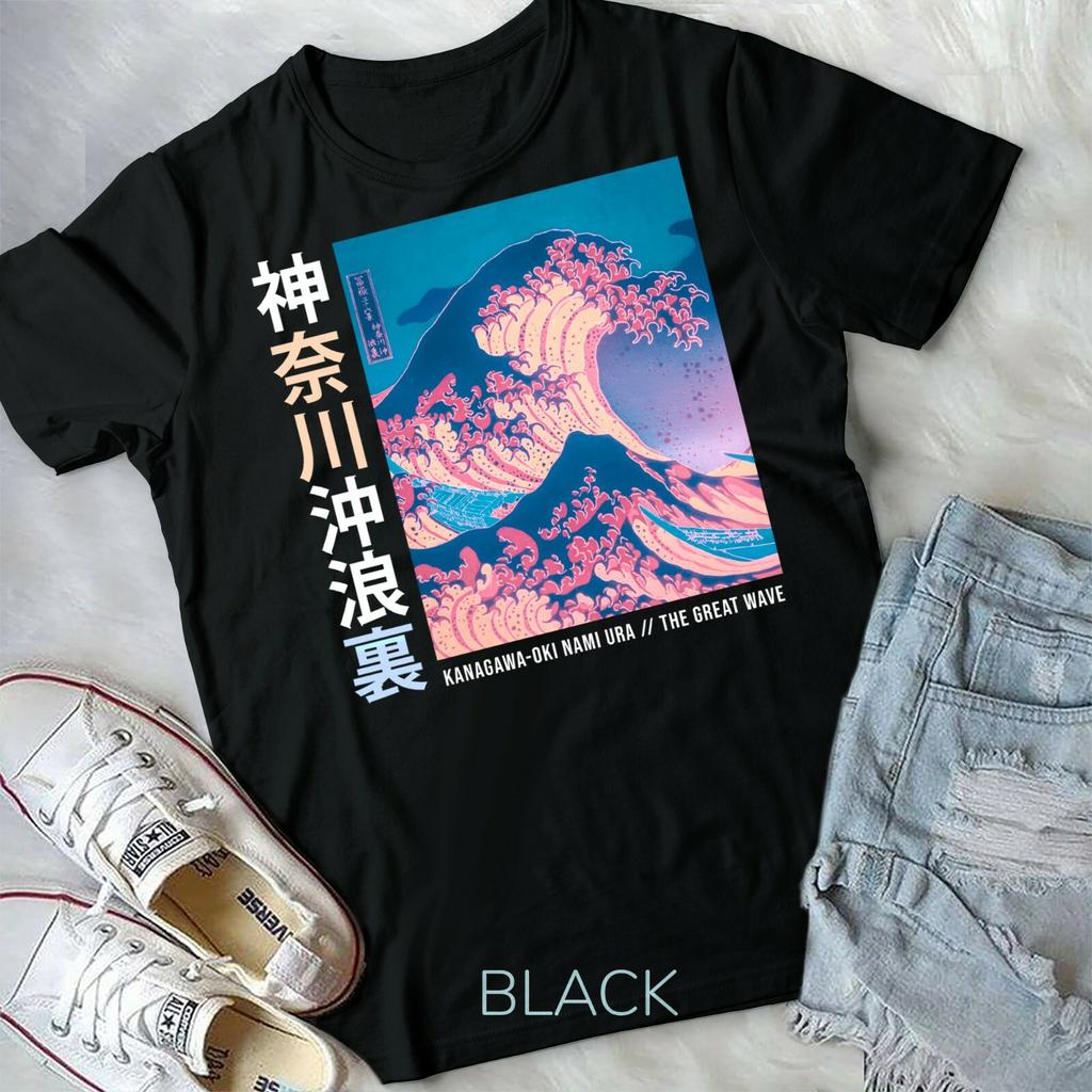 Japanese Wave Vintage Streetwear Aesthetic Trendy Graphic Unisex Form TShirt