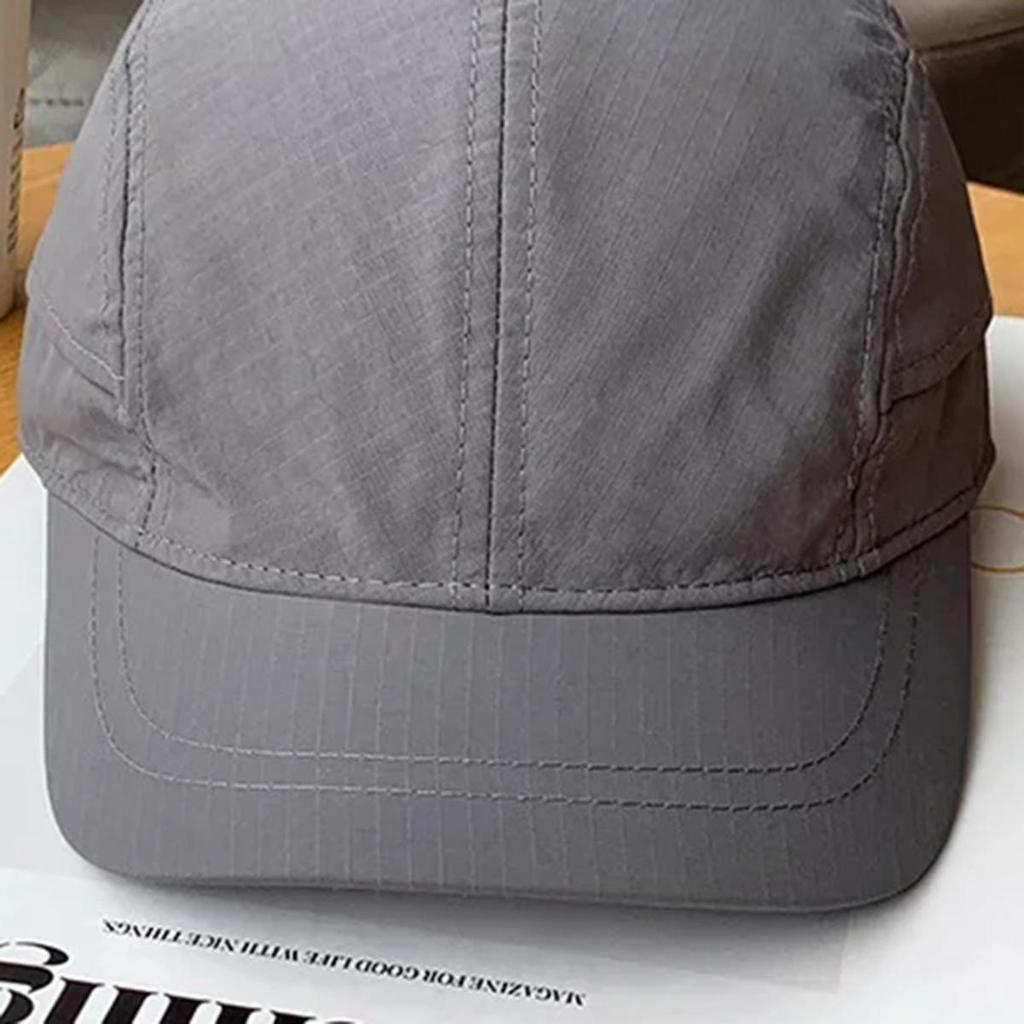 Baseball Caps Cotton Adjustable Sun Protection Quick Dry Sunscreen Hats Short Brim Hip Hop Golf Dad Hat Snapback Caps