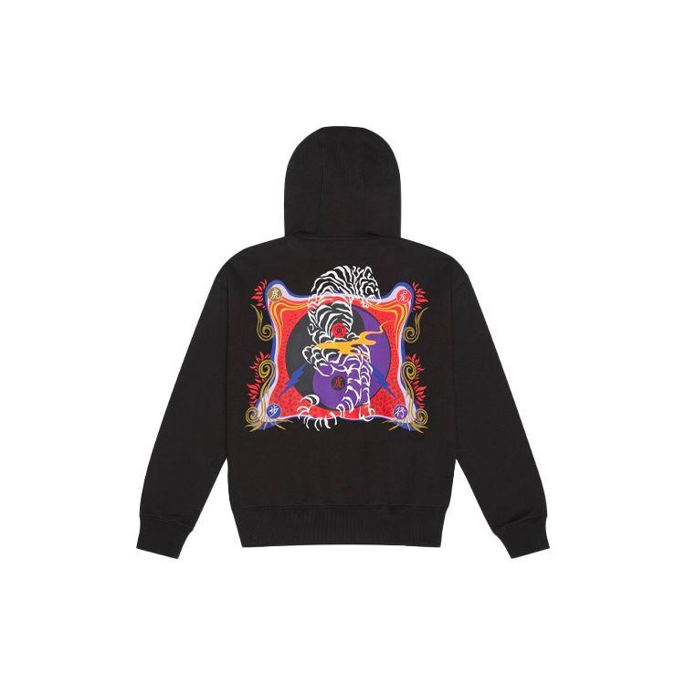 Levis Year Of The Tiger Limited Edition Graphic Print Loose Hoodie Men Hoodies Black A4048-0000