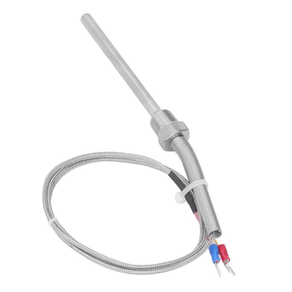 0‑1250℃ Thermocouple Sensor 8x100mm K Type Thermocouple Temperature Sensor Probe  HVAC Maintenance