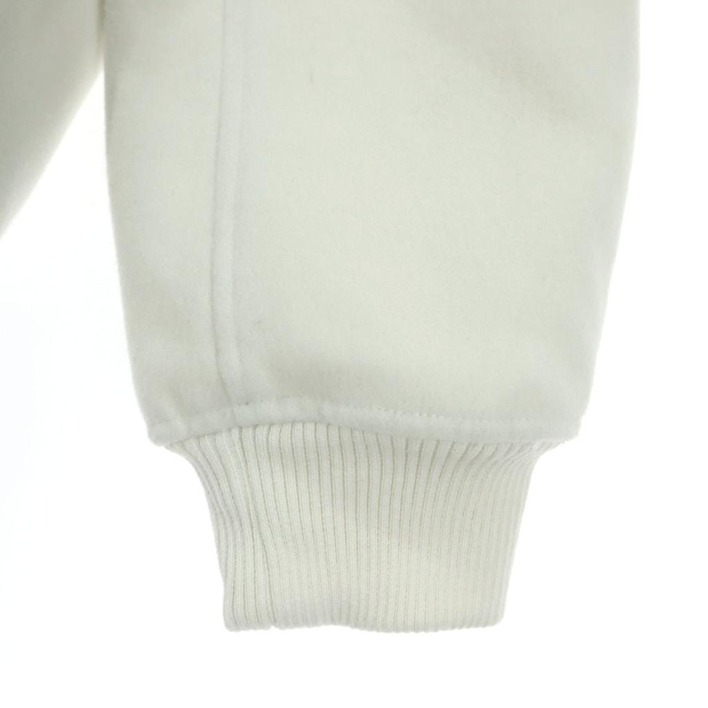 AnkRouje Einpunkt-Logo Langarm Fleecejacke M Weiß Damen Gebraucht