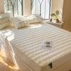 New High-looking Solid Color Large Bubble Milk Velvet Rabbit Velvet Bed Sheet Live Broadcast Hot-selling Warm Plush Bed Cover