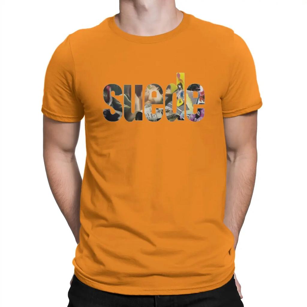 Men T-Shirts Popular British Rock Bands Novelty Pure Cotton Tee Shirt Short Sleeve Suede T Shirts O Neck Clothing Graphic