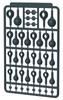 Hobby Base Premium Parts Collection Ball G Plastic Model Joint, Large, Gray, Parts, PPC-T126