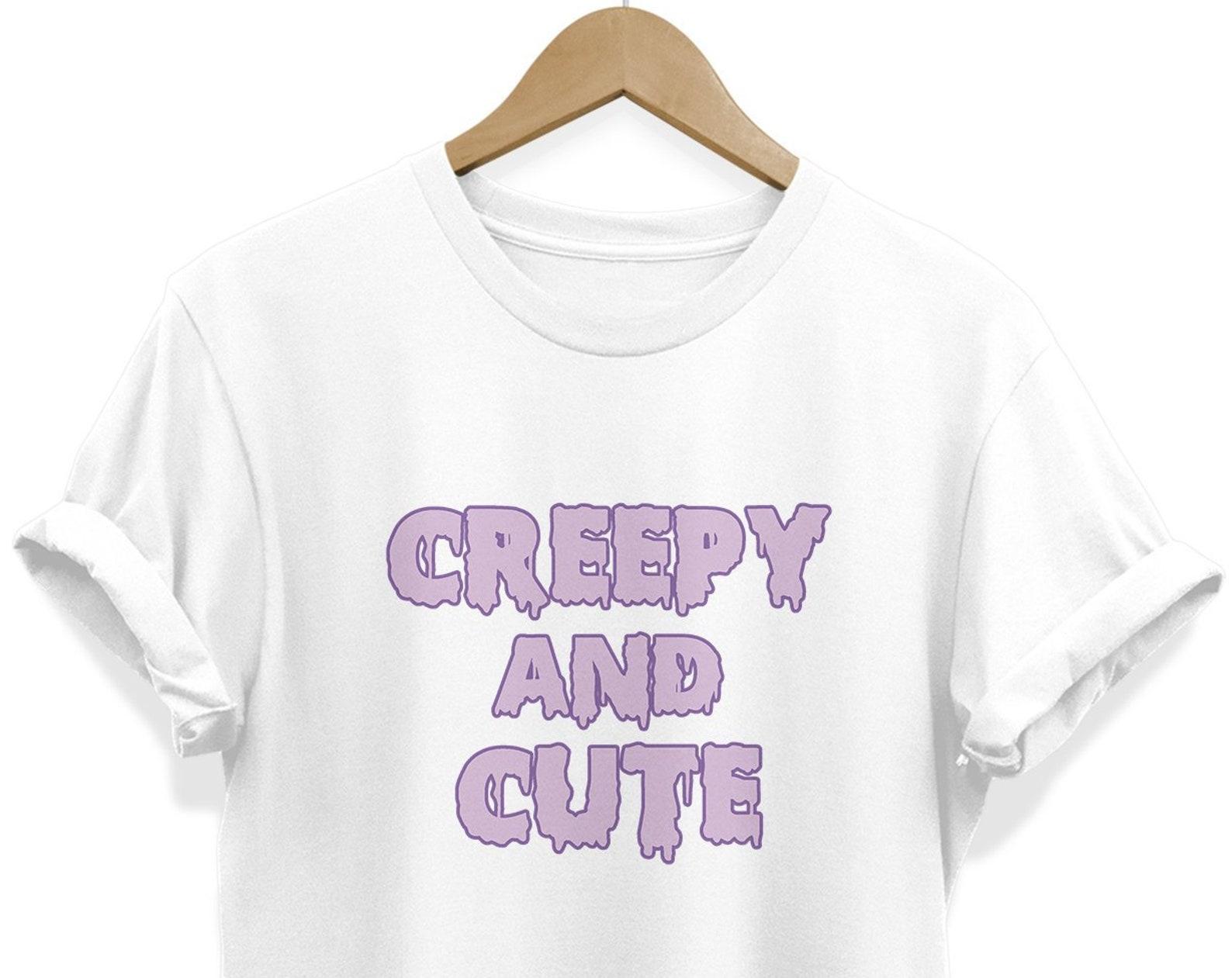 Creepy T-Shirt, Pastel Goth Yami Kawaii Style 2XL