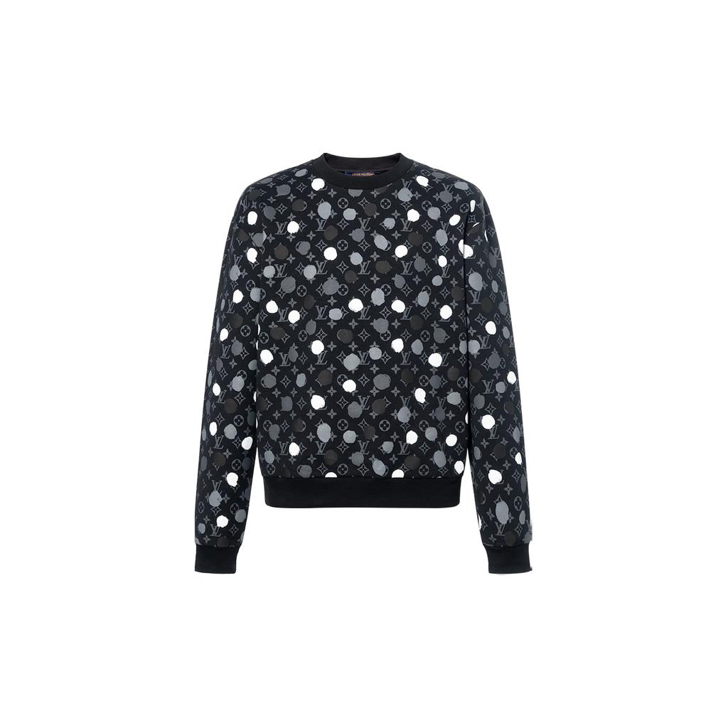 Louis Vuitton X Yayoi Kusama Sweatshirt Men's Black 1AB6J7