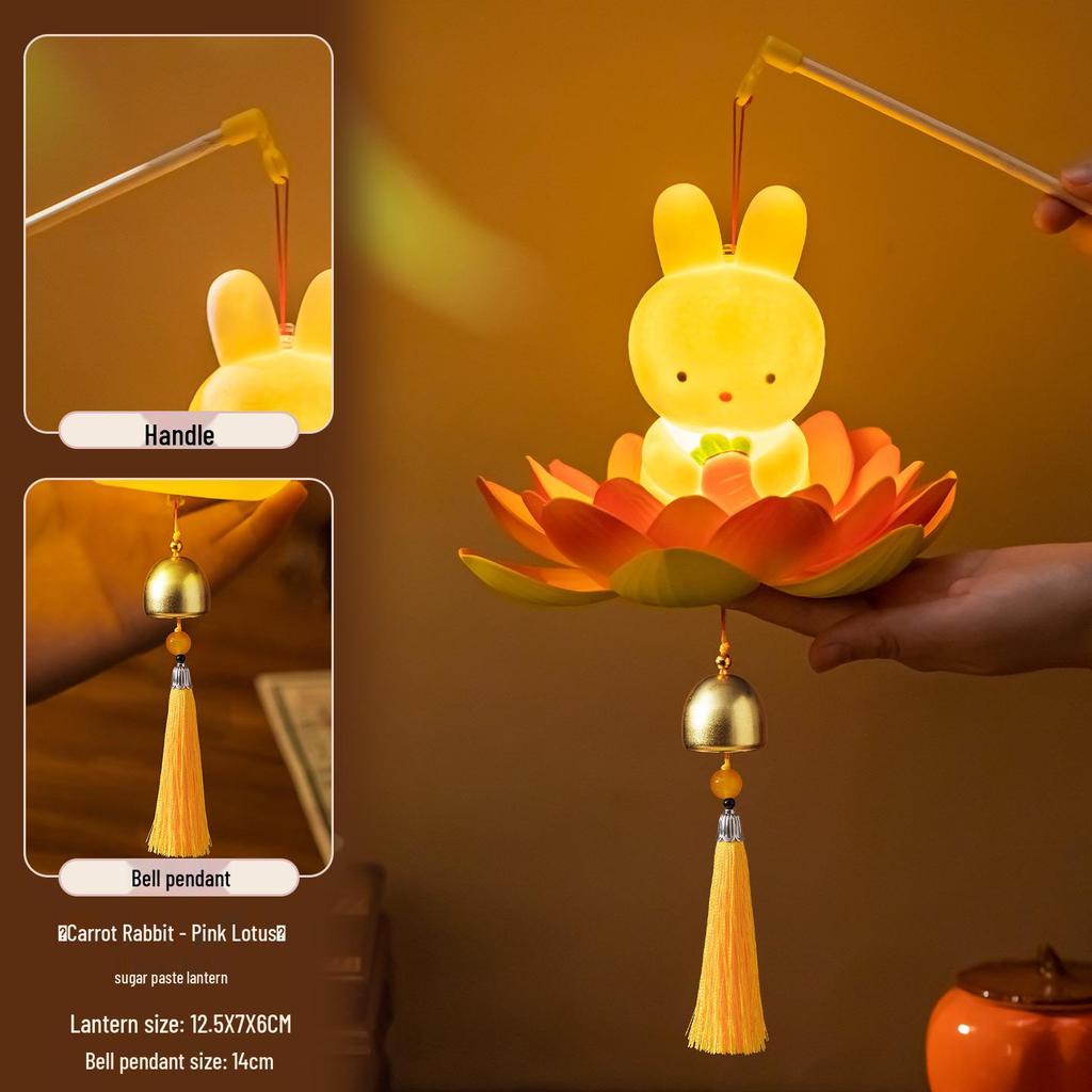 Mid-Autumn 2025 Jade Rabbit Children’s Luminous Handheld Lantern