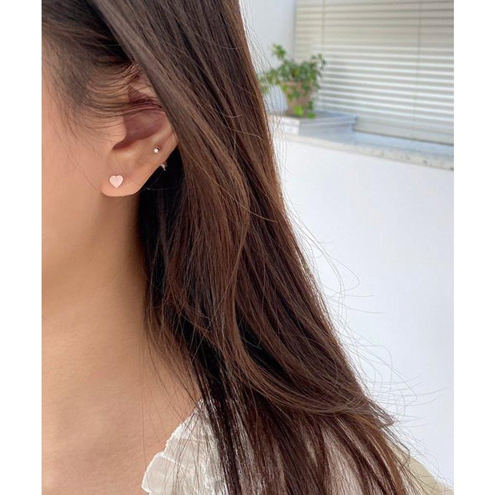 [4Xtyle] (Silver925) Baby Pink Earring