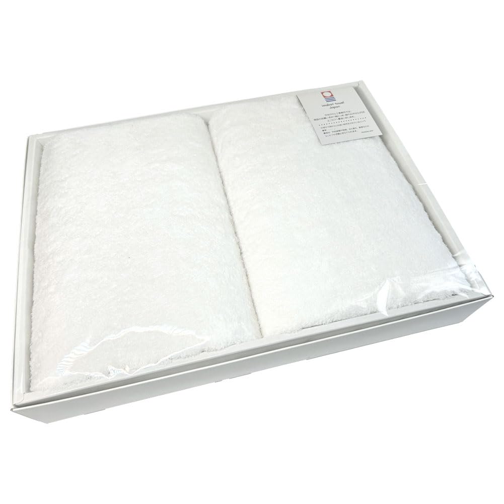 

Imabari Towel Gift Set: New Dolce Bath Towels (2-Piece Set) in a Gift Box, Off-White (Milk)