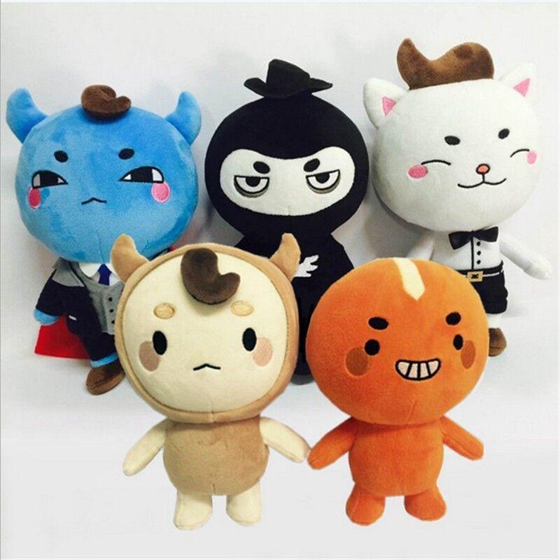 Premium Qualität 10'' Korea Drama Goblin Plüsch Boglegel Poipot Blue Blackhug Tricat Stoffpuppe für Sammler und Fans
