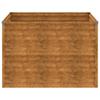 Raised Garden Bed 100 X 100 X 69 Cm Corten Steel