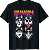 Huskiss Funny Dogs Puppy Rock Rockin Gift for Husky Lover Gift Unisex T-Shirt
