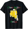 New Limited Ciao Bella Italia, Italian Flag Greeting Italy Gift T-Shirt